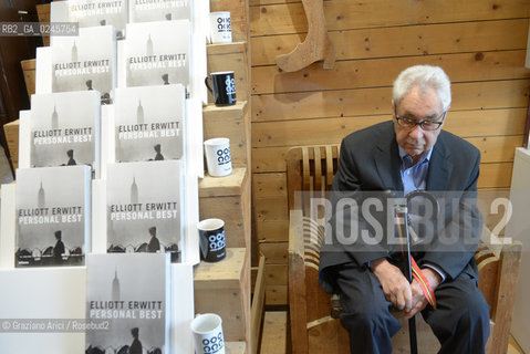 Venice 29/03/12 - The photographer Elliott Erwitt in his exposition at Centro Internazionale della Fotografia dei Tre Oci fotografia fotografo ©Graziano Arici/Rosebud2