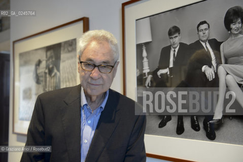 Venice 29/03/12 - The photographer Elliott Erwitt in his exposition at Centro Internazionale della Fotografia dei Tre Oci fotografia fotografo ©Graziano Arici/Rosebud2