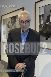 Venice 29/03/12 - The photographer Elliott Erwitt in his exposition at Centro Internazionale della Fotografia dei Tre Oci fotografia fotografo ©Graziano Arici/Rosebud2