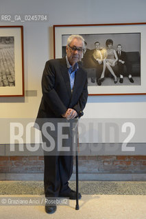 Venice 29/03/12 - The photographer Elliott Erwitt in his exposition at Centro Internazionale della Fotografia dei Tre Oci fotografia fotografo ©Graziano Arici/Rosebud2