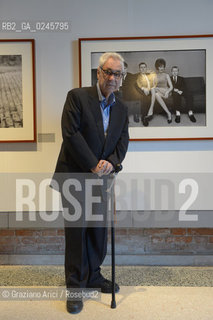 Venice 29/03/12 - The photographer Elliott Erwitt in his exposition at Centro Internazionale della Fotografia dei Tre Oci fotografia fotografo ©Graziano Arici/Rosebud2