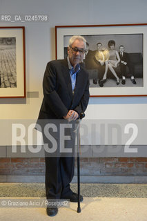 Venice 29/03/12 - The photographer Elliott Erwitt in his exposition at Centro Internazionale della Fotografia dei Tre Oci fotografia fotografo ©Graziano Arici/Rosebud2