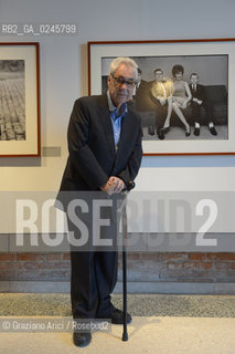 Venice 29/03/12 - The photographer Elliott Erwitt in his exposition at Centro Internazionale della Fotografia dei Tre Oci fotografia fotografo ©Graziano Arici/Rosebud2