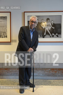 Venice 29/03/12 - The photographer Elliott Erwitt in his exposition at Centro Internazionale della Fotografia dei Tre Oci fotografia fotografo ©Graziano Arici/Rosebud2