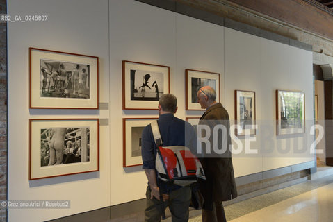 Venice 29/03/12 - The photographer Elliott Erwitt in his exposition at Centro Internazionale della Fotografia dei Tre Oci fotografia fotografo ©Graziano Arici/Rosebud2