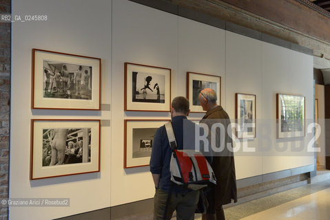 Venice 29/03/12 - The photographer Elliott Erwitt in his exposition at Centro Internazionale della Fotografia dei Tre Oci fotografia fotografo ©Graziano Arici/Rosebud2