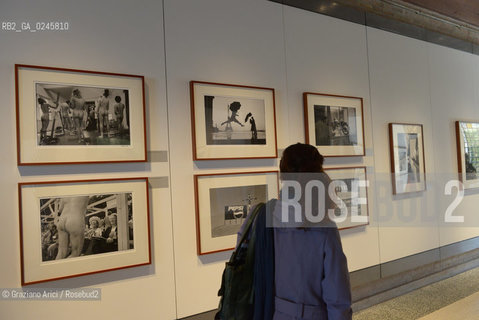 Venice 29/03/12 - The photographer Elliott Erwitt in his exposition at Centro Internazionale della Fotografia dei Tre Oci fotografia fotografo ©Graziano Arici/Rosebud2