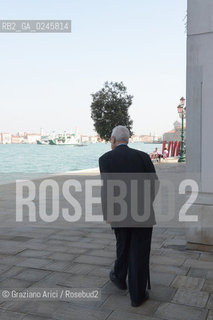 Venice 29/03/12 - The photographer Elliott Erwitt in his exposition at Centro Internazionale della Fotografia dei Tre Oci fotografia fotografo ©Graziano Arici/Rosebud2