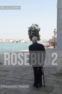 Venice 29/03/12 - The photographer Elliott Erwitt in his exposition at Centro Internazionale della Fotografia dei Tre Oci fotografia fotografo ©Graziano Arici/Rosebud2