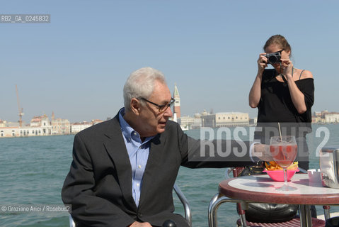 Venice 29/03/12 - The photographer Elliott Erwitt in his exposition at Centro Internazionale della Fotografia dei Tre Oci fotografia fotografo ©Graziano Arici/Rosebud2