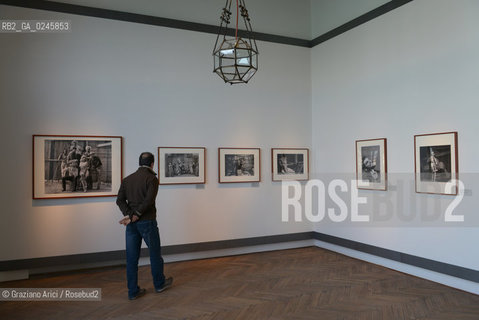 Venice 29/03/12 - The photographer Elliott Erwitt in his exposition at Centro Internazionale della Fotografia dei Tre Oci fotografia fotografo ©Graziano Arici/Rosebud2