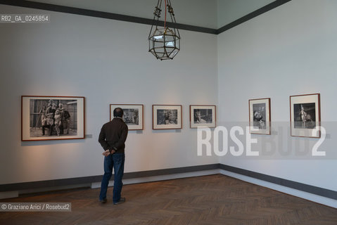 Venice 29/03/12 - The photographer Elliott Erwitt in his exposition at Centro Internazionale della Fotografia dei Tre Oci fotografia fotografo ©Graziano Arici/Rosebud2