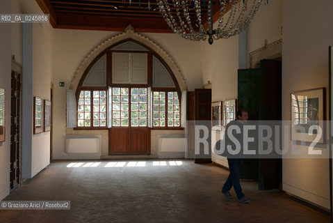 Venice 29/03/12 - The photographer Elliott Erwitt in his exposition at Centro Internazionale della Fotografia dei Tre Oci fotografia fotografo ©Graziano Arici/Rosebud2