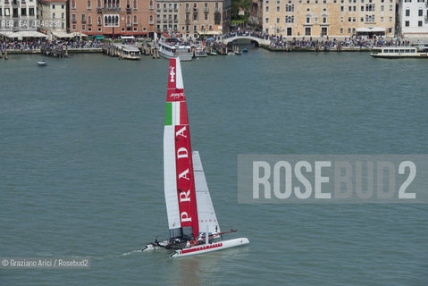 Venice 19/05/12 - Americàcup World Series in Venice: catamarans in race - catamarano luna rossa prada barca regata ©Graziano Arici/Rosebud2