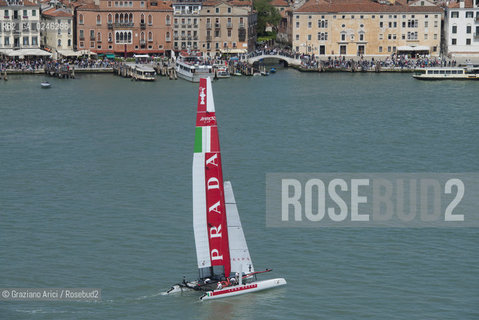 Venice 19/05/12 - Americàcup World Series in Venice: catamarans in race - catamarano luna rossa prada barca regata ©Graziano Arici/Rosebud2