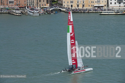 Venice 19/05/12 - Americàcup World Series in Venice: catamarans in race - catamarano luna rossa prada barca regata ©Graziano Arici/Rosebud2
