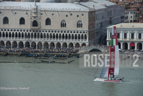 Venice 19/05/12 - Americàcup World Series in Venice: catamarans in race - catamarano luna rossa prada barca regata ©Graziano Arici/Rosebud2