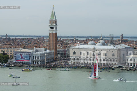 Venice 19/05/12 - Americàcup World Series in Venice: catamarans in race - catamarano luna rossa prada barca regata ©Graziano Arici/Rosebud2