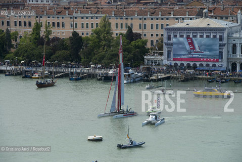 Venice 19/05/12 - Americàcup World Series in Venice: catamarans in race - catamarano luna rossa prada barca regata ©Graziano Arici/Rosebud2