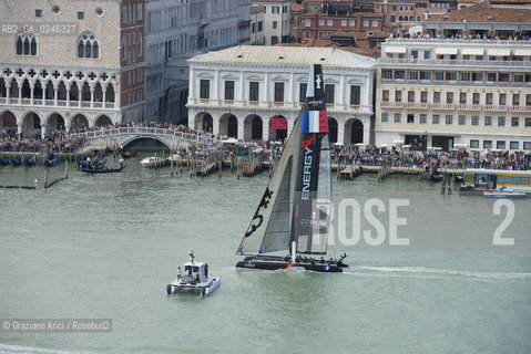 Venice 19/05/12 - Americàcup World Series in Venice: catamarans in race - catamarano luna rossa prada barca regata ©Graziano Arici/Rosebud2