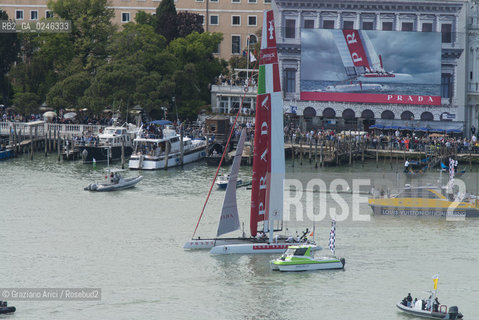 Venice 19/05/12 - Americàcup World Series in Venice: catamarans in race - catamarano luna rossa prada barca regata ©Graziano Arici/Rosebud2
