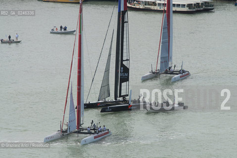 Venice 19/05/12 - Americàcup World Series in Venice: catamarans in race - catamarano luna rossa prada barca regata ©Graziano Arici/Rosebud2