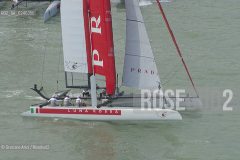 Venice 19/05/12 - Americàcup World Series in Venice: catamarans in race - catamarano luna rossa prada barca regata ©Graziano Arici/Rosebud2