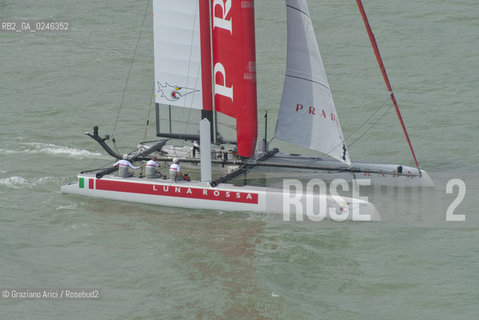 Venice 19/05/12 - Americàcup World Series in Venice: catamarans in race - catamarano luna rossa prada barca regata ©Graziano Arici/Rosebud2