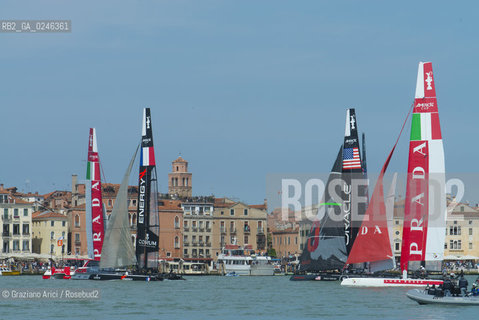 Venice 19/05/12 - Americàcup World Series in Venice: catamarans in race - catamarano luna rossa prada barca regata ©Graziano Arici/Rosebud2