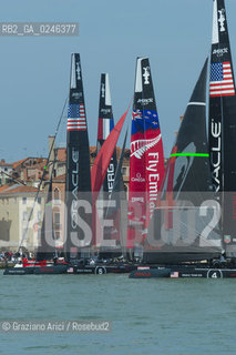 Venice 19/05/12 - Americàcup World Series in Venice: catamarans in race - catamarano luna rossa prada barca regata ©Graziano Arici/Rosebud2