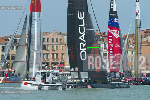Venice 19/05/12 - Americàcup World Series in Venice: catamarans in race - catamarano luna rossa prada barca regata ©Graziano Arici/Rosebud2