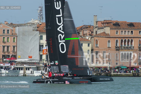 Venice 19/05/12 - Americàcup World Series in Venice: catamarans in race - catamarano luna rossa prada barca regata ©Graziano Arici/Rosebud2