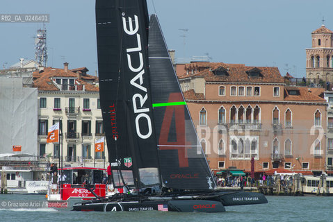 Venice 19/05/12 - Americàcup World Series in Venice: catamarans in race - catamarano luna rossa prada barca regata ©Graziano Arici/Rosebud2