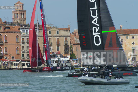 Venice 19/05/12 - Americàcup World Series in Venice: catamarans in race - catamarano luna rossa prada barca regata ©Graziano Arici/Rosebud2