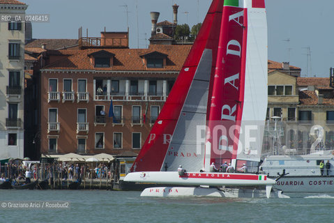Venice 19/05/12 - Americàcup World Series in Venice: catamarans in race - catamarano luna rossa prada barca regata ©Graziano Arici/Rosebud2