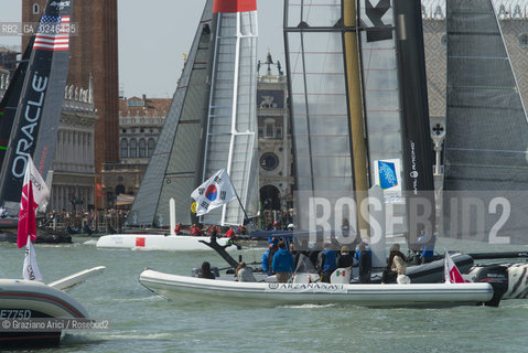 Venice 19/05/12 - Americàcup World Series in Venice: catamarans in race - catamarano luna rossa prada barca regata ©Graziano Arici/Rosebud2
