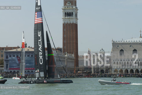 Venice 19/05/12 - Americàcup World Series in Venice: catamarans in race - catamarano luna rossa prada barca regata ©Graziano Arici/Rosebud2