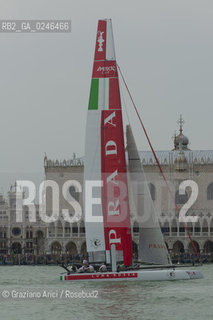 Venice 19/05/12 - Americàcup World Series in Venice: catamarans in race - catamarano luna rossa prada barca regata ©Graziano Arici/Rosebud2