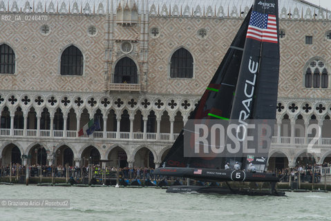 Venice 19/05/12 - Americàcup World Series in Venice: catamarans in race - catamarano luna rossa prada barca regata ©Graziano Arici/Rosebud2