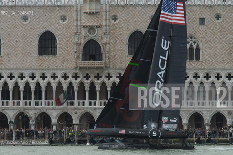 Venice 19/05/12 - Americàcup World Series in Venice: catamarans in race - catamarano luna rossa prada barca regata ©Graziano Arici/Rosebud2