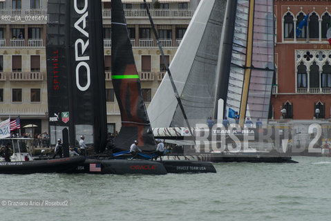 Venice 19/05/12 - Americàcup World Series in Venice: catamarans in race - catamarano luna rossa prada barca regata ©Graziano Arici/Rosebud2