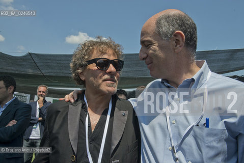 Rocade (TV) 26/5/12: Il Ministro Corrado Passera e Renzo Rosso al Convegno Italia Startup presso il Centro per la ricerca e linnovazione tecnologica H-Farm - The Center for the research and the technologic innovation builded by Riccardo Donadon incubatore star up economia ©Graziano Arici/Rosebud2