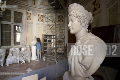 Venezia 14/06/2012 : Palazzo Reale di Venezia- Restauro e ripristino delle sale dellImperatrice Elisabeth dAustria (Sissi) ©Graziano Arici/Rosebud2