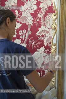 Venezia 14/06/2012 : Palazzo Reale di Venezia- Restauro e ripristino delle sale dellImperatrice Elisabeth dAustria (Sissi) ©Graziano Arici/Rosebud2