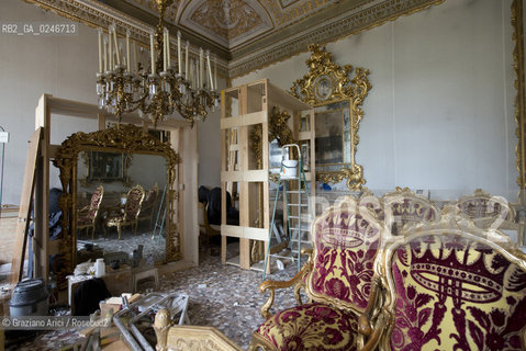 Venezia 14/06/2012 : Palazzo Reale di Venezia- Restauro e ripristino delle sale dellImperatrice Elisabeth dAustria (Sissi) ©Graziano Arici/Rosebud2