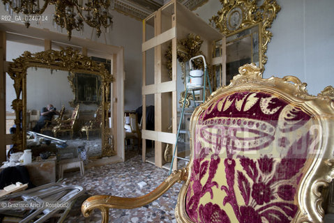 Venezia 14/06/2012 : Palazzo Reale di Venezia- Restauro e ripristino delle sale dellImperatrice Elisabeth dAustria (Sissi) ©Graziano Arici/Rosebud2