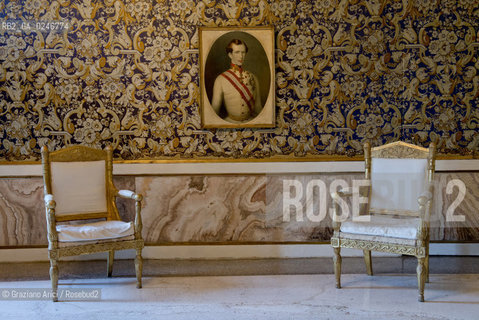Venezia giugno 2012 : The Royal Palace - Ala Napoleonica Palazzo Reale : Camera da letto dellImperatrice Sissi Elisabeth ©Graziano Arici/Rosebud2