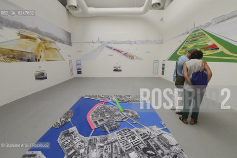 The 13th International Architecture Exhibition . Biennale Architettura 2012 - Biennale Gardens -   Meeting Lines Jean Nouvel     giardini ©Graziano Arici/Rosebud2