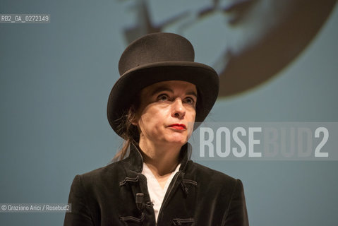 Venice, march, 13th 2013 - Writer Amelie Nothomb in Incroci di Civiltà 2013 letteratura ©Graziano Arici/Rosebud2