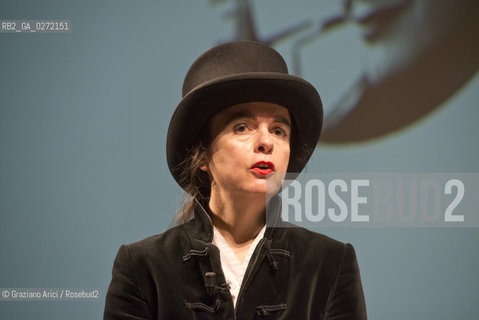 Venice, march, 13th 2013 - Writer Amelie Nothomb in Incroci di Civiltà 2013 letteratura ©Graziano Arici/Rosebud2